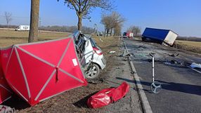 Wypadek śmiertelny pod Inowrocławiem