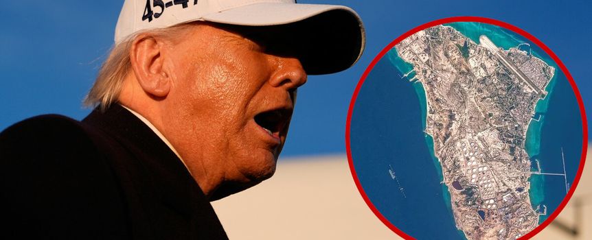 Donald Trump, irańska wyspa Chark