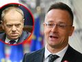 Minister spraw zagranicznych Węgier Peter Szijjarto. Premier Donald Tusk