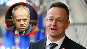 Minister spraw zagranicznych Węgier Peter Szijjarto. Premier Donald Tusk