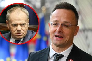 Minister spraw zagranicznych Węgier Peter Szijjarto. Premier Donald Tusk