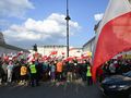 Manifestacja przed Pałacem Prezydenckim