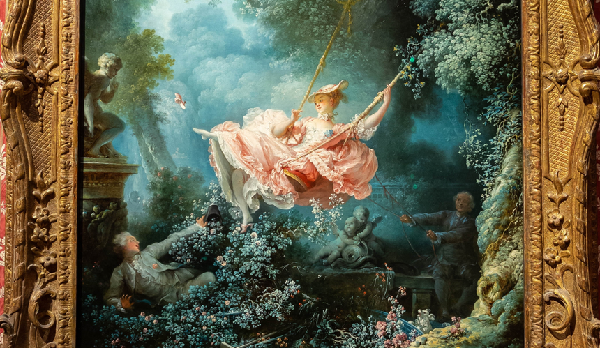 „Huśtawka” Jean-Honoré Fragonard