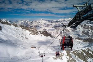 Kolejka na lodowiec Presena