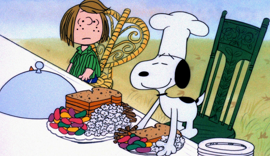 Snoopy podczas Święta Dziękczynienia