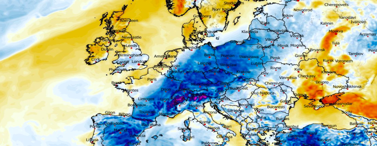 Anomalia temperatury mierzona na wysokości 2 m nad powierzchnią gruntu 02.04