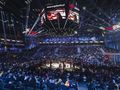 Widok na halę ERGO Arena, wypełnioną tłumem, podczas gali FAME MMA.