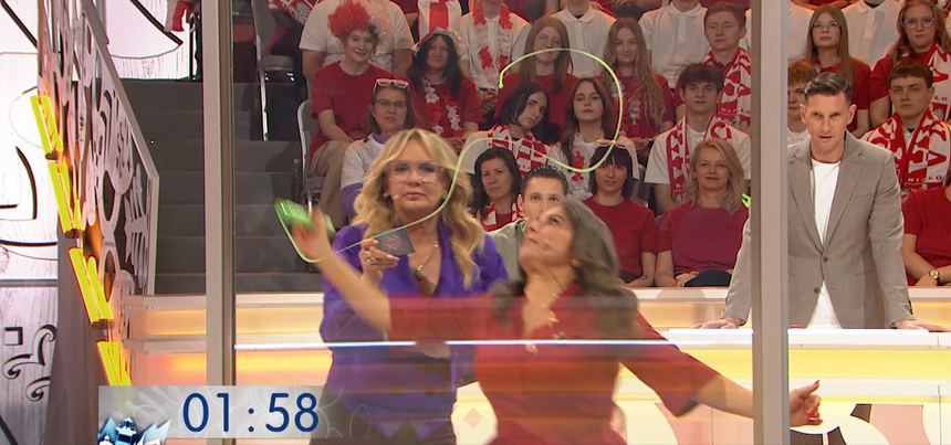 Kocham Cię Polsko -  Kalambury - Marzena Roglaska i Anna Mucha