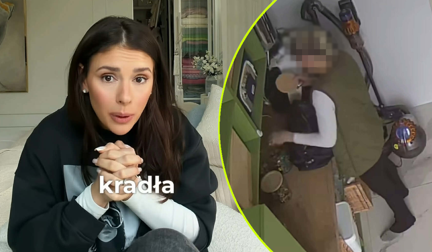 Klaudia Halejcio okradziona! Nagrała, jak pomoc domowa zabiera…