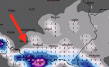 Grubość pokrywy śnieżnej 01.04