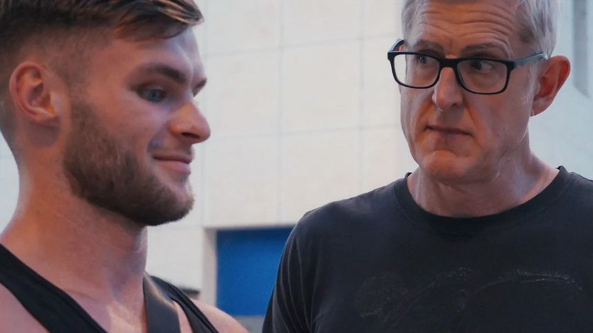 influencer Ed Matthews i Louis Theroux, film 
