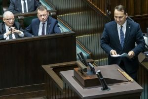 Radosław Sikorski i Jarosław Kaczyński