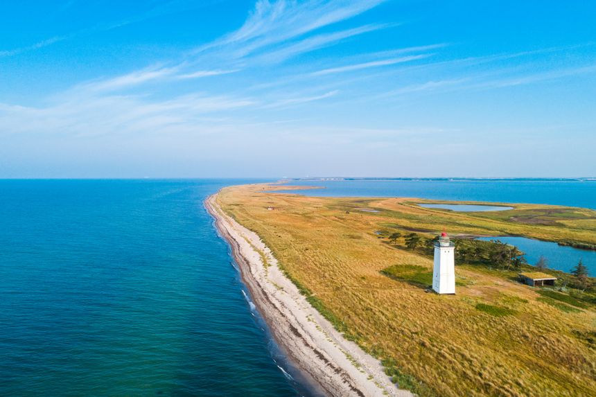 Latarnia morska na wyspie Lolland