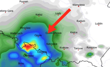 Opady w ciągu 24 h 27.03