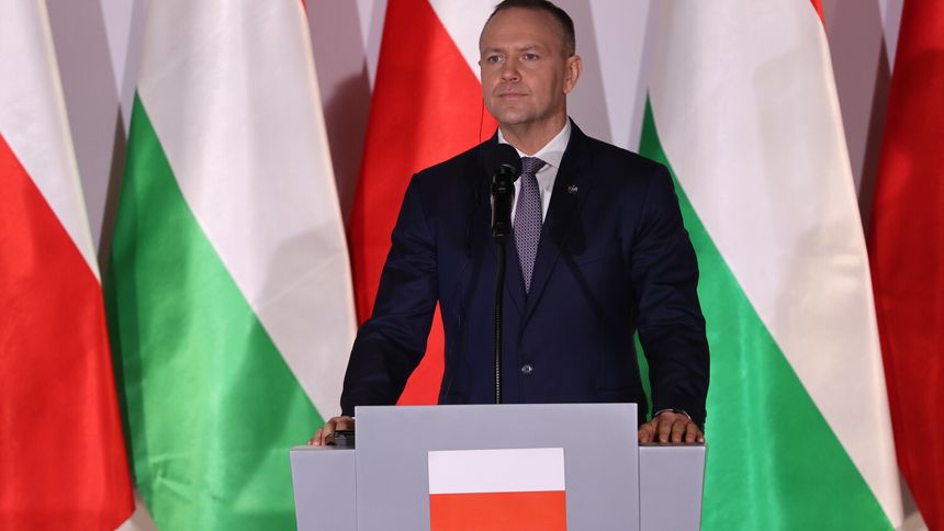 Karol Nawrocki podczas obchodów Dnia Przyjaźni Polsko-Węgierskiej w Przemyślu