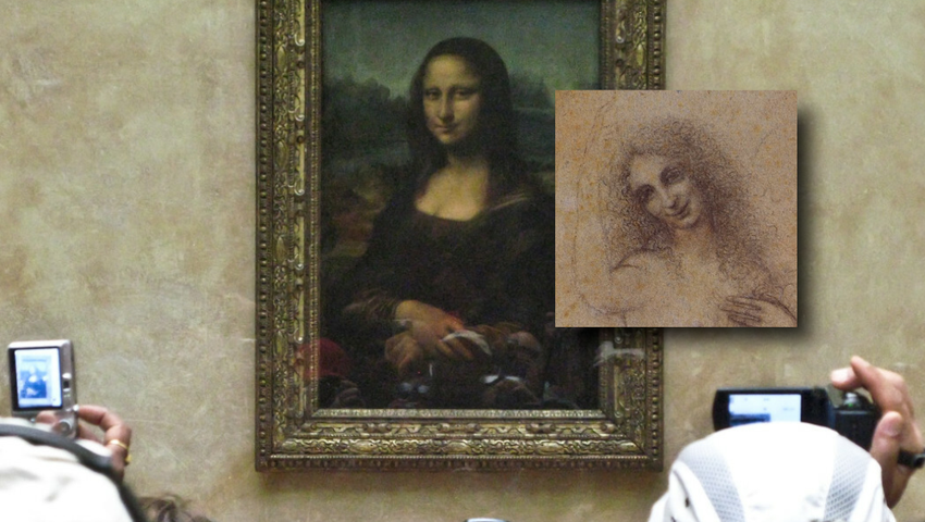 Mona Lisa i Angelo Incarnato - dzieła Leonarda  da Vinci