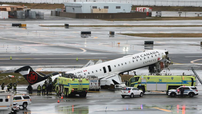 Wypadek samolotu na lotnisku LaGuardia