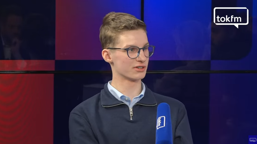 Szymon, uczestnik debaty