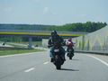Motocykl na autostradzie
