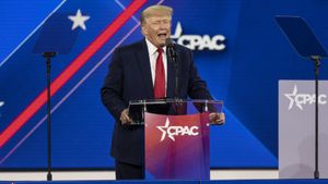 Donald Trump na Konferencji CPAC w 2022 roku