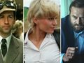 Trzy portrety: mężczyzna w kapeluszu, kobieta w białej bluzce i brodaty mężczyzna w eleganckim garniturze.