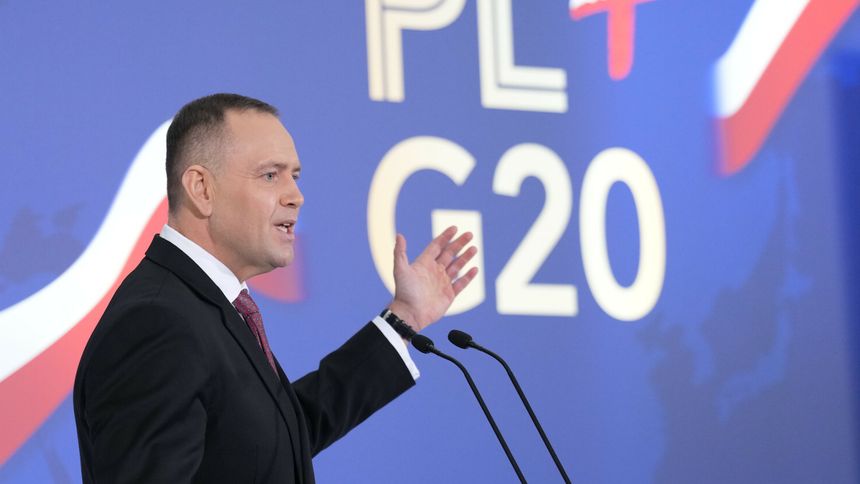 19.01.2026 r., Warszawa. Spotkanie prezydenta Karola Nawrockiego z polskimi firmami działającymi na rynkach globalnych 