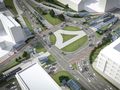 Wizualizacja Ronda Jagiellonów w Bydgoszczy