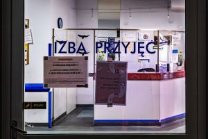 izb przyjęć w szpitalu