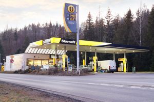 stacja benzynowa na Słowacji