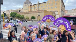 Protest katolickich feministek w Rzymie 