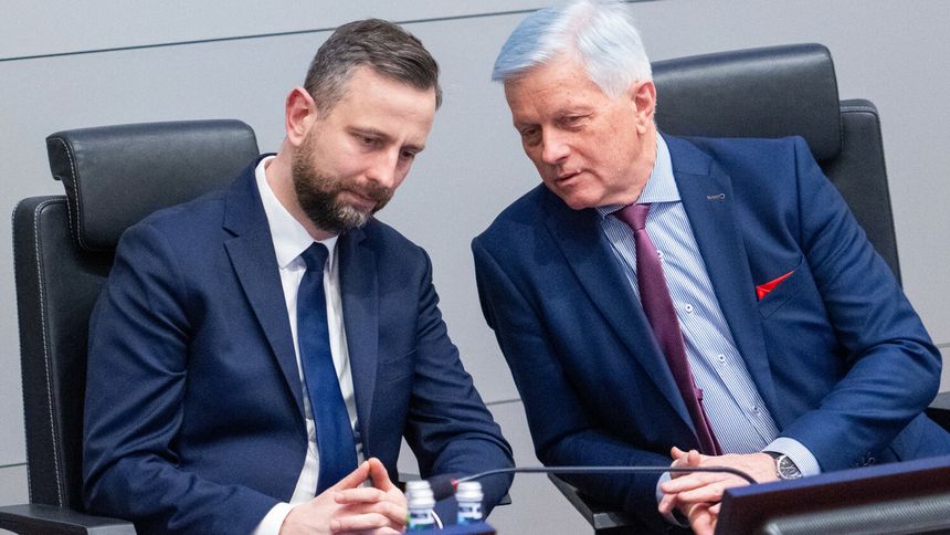 minister Władysław Kosiniak-Kamysz i poseł Andrzej Grzyb