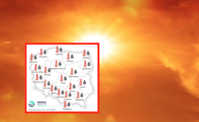 Prognoza długoterminowa temperatury i opadu w czerwcu 2026