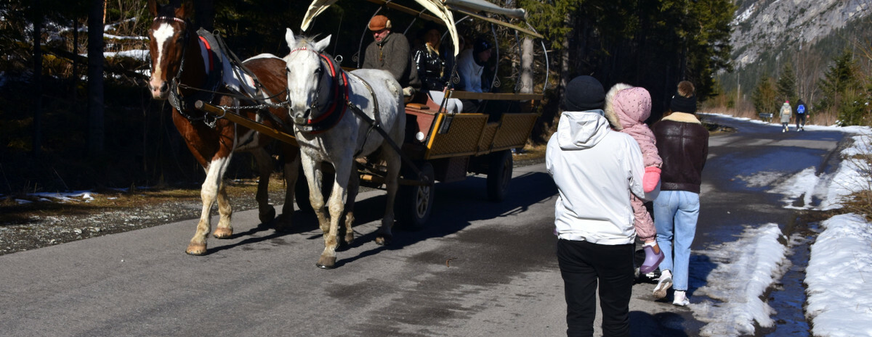 Tatry. Zamknięta droga do Morskiego Oka