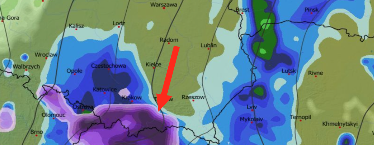 Natężenie opadu, zachmurzenie, temperatura i ciśnienie 31.03