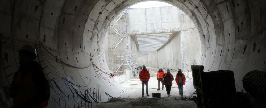 Budowa tunelu pod Łodzią