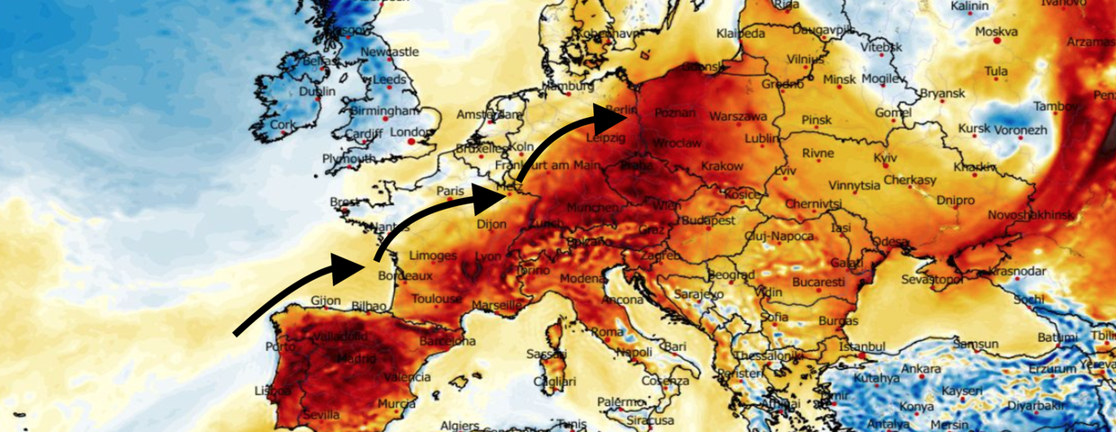 Anomalia temperatury mierzona na wysokości 2 m nad powierzchnią gruntu 05.04