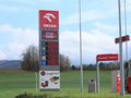 Pylon na stacji paliw w Czechach