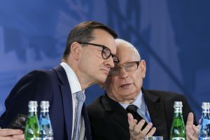 Mateusz Morawiecki i Jarosław Kaczyński