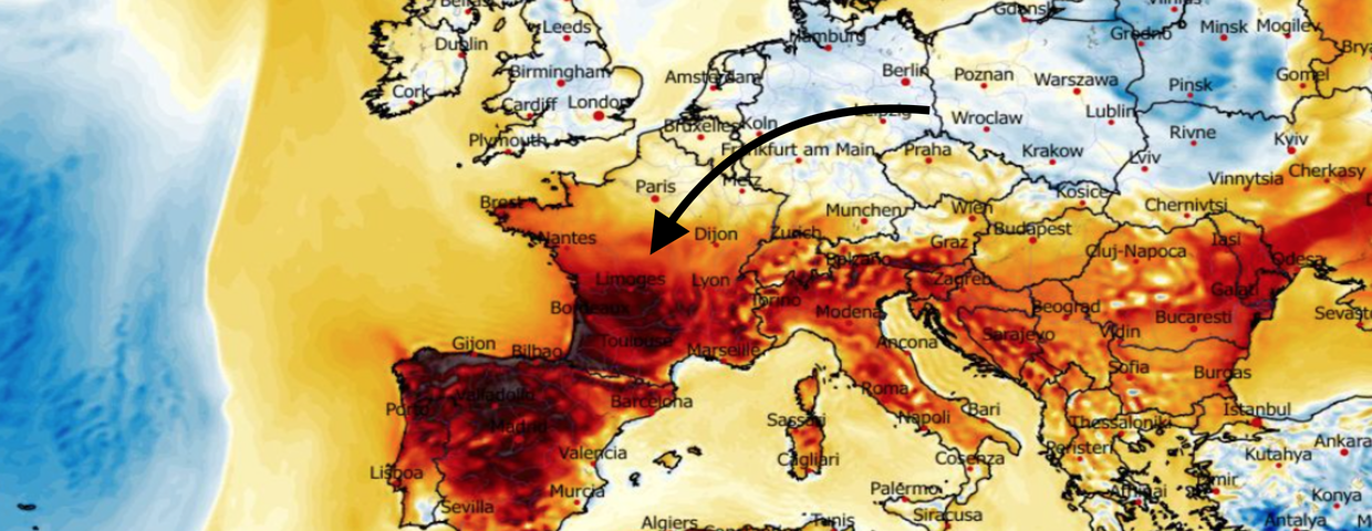 Anomalia temperatury mierzona na wysokości 2 m nad powierzchnią gruntu 06.04