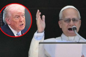 Papież Leon XIV. Prezydent USA Donald Trump