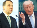 Trump, Sikorski