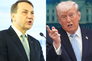 Trump, Sikorski