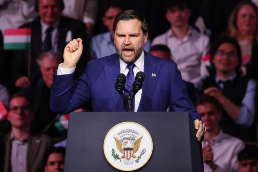 Wiceprezydent J.D. Vance w Budapeszcie