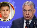 Premier Węgier Viktor Orban. Lider opozycji Pater Magyar