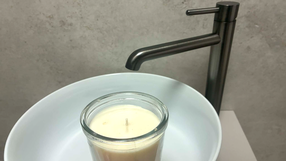 Świeczka w łazience