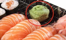 Sushi, pasta wasabi