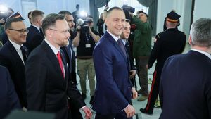 Zbigniew Bogucki i Karol Nawrocki w Sejmie