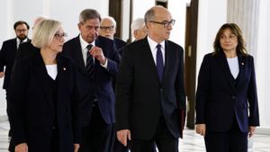 Czworo wybranych w marcu br. sędziów Trybunału Konstytucyjnego złożyło ślubowanie w Sejmie