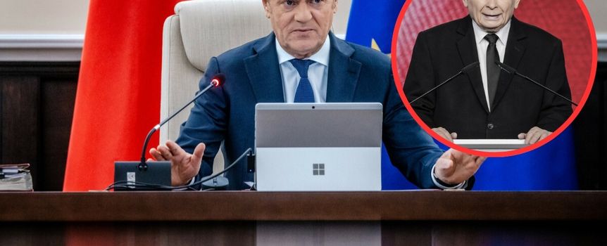 Donald Tusk i Jarosław Kaczyński