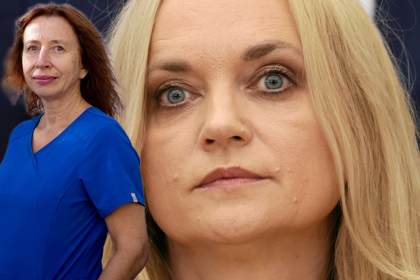 Posłanka Joanna Wicha i minister Jolanta Sobierańska-Grenda, kolaż